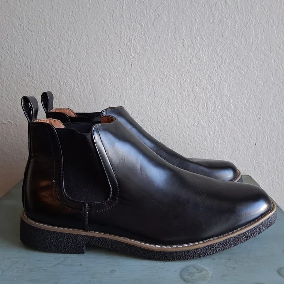 🌟 Deer Stags Rockland Chelsea Black Chukka Boots Sz12. NEW - Picture 2 of 10